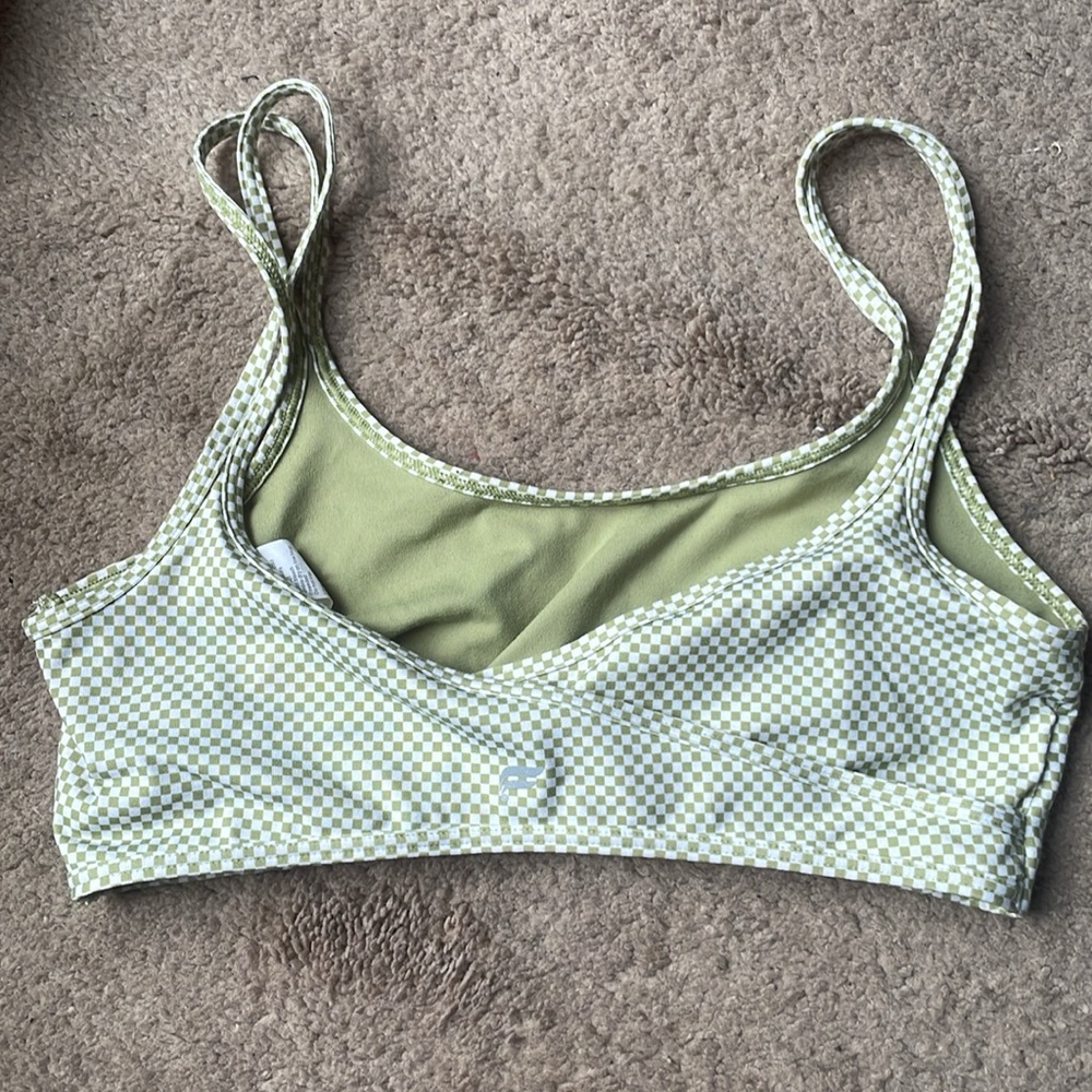 Fabletics Checkered Sports Bra - Picture 2 of 3